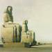 Thebes, December 4th 1838, detail of the colossi of Memnon, from 'Egypt and Nubia'